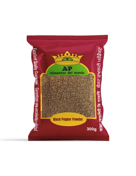 AP Especias Pimienta Negra Molida 300 gm x 10