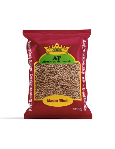 AP Legumbres Lenteja marrón 500 gm x 24
