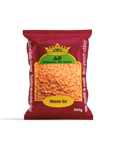 AP Legumbres Lenteja roja 500 gm x 24