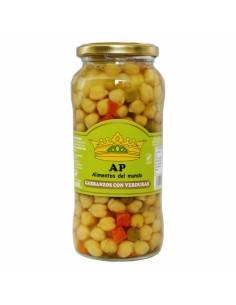 AP Conservas Garbanzos Con Verdura Cocida 580 gm