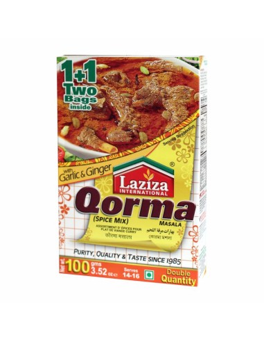 Laziza Qorma Masala 100 gm x 72