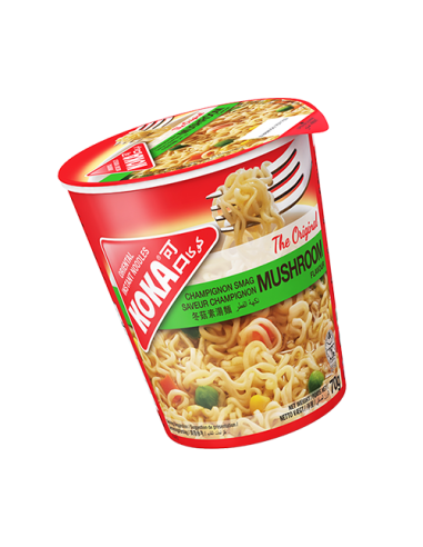 Koka Cup Noodles Champiñones 70 gm x 24