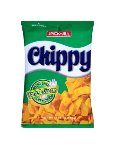 Jack n' Jill Chippy Garlic+Vinegar 110 gm x 50