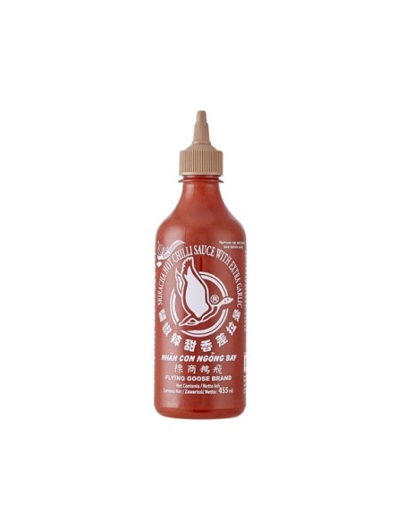 Flying Goose Sriracha Hot Chilli Salsa with Extra Garlic 455 ml x 12