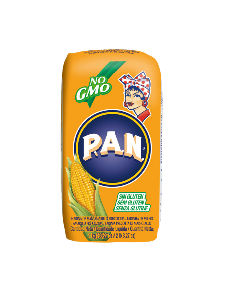 PAN Harina de Maiz Amarillo 1 kg x 10