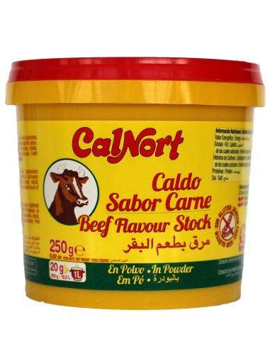 Calnort Caldo de Carne 250 gm x 12