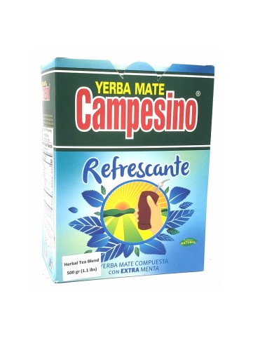 Campesino Yerba Mate Refrescante 500 gm x 10