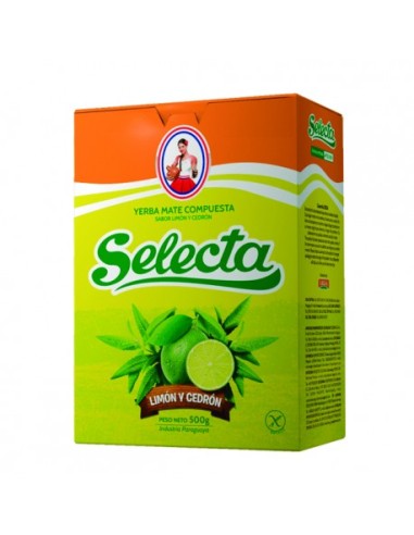 Selecta Yerba Mate Limon y Cedron 500 gm x 10