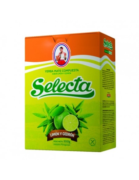 Selecta Yerba Mate Limon y Cedron 500 gm x 10