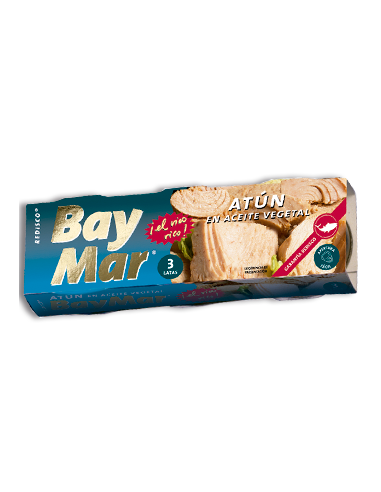 Bay Mar Atun en Aceite Vegetal 3x77 gm x 40