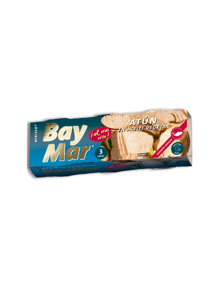 Bay Mar Atun en Aceite Vegetal 3x77 gm x 40