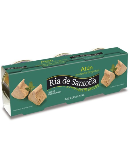 Ria de Santoña Atun Claro en Aceite Girasol 3x85 gm x 40
