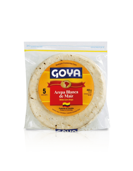 Goya Arepas de Maiz Blanco 450 gm x 12