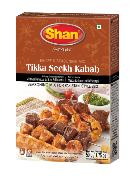 Shan Tikka Seekh Kebab Masala 100 gm x 72