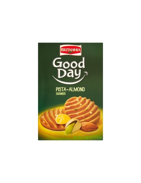 Britannia Pista-Almond Cookies Good Day 216 gm x 12