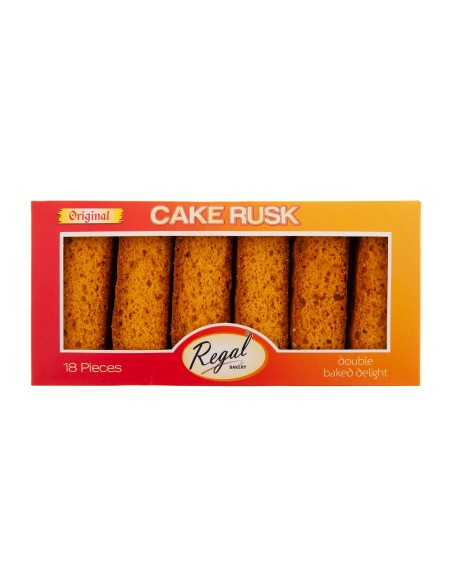 Regal Cake Rusk Original 18 Pcs x 18
