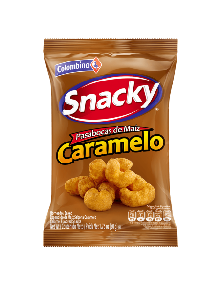 Colombina Snacky Caramelo 50 gm x 24