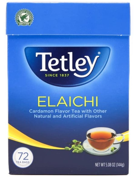 Tetley Infusion de Te  Elaichi 72 scht x 12