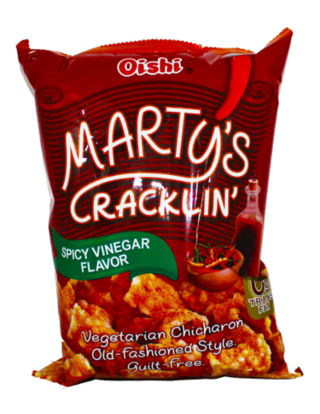 Oishi Marty's Cracklin' Spicy Vinegar 90 gm x 30
