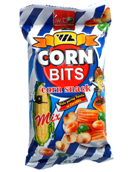 W.L. Corn Bits Mix Nut 70 gm x 100