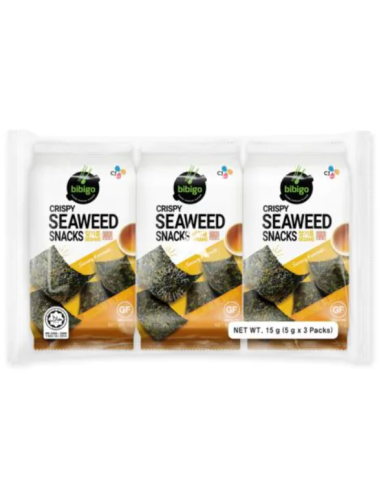 Bibigo Crispy Seaweed Snacks 3x5 gm x 12
