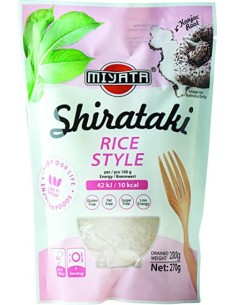 Miyata Shirataki Noodles Rice Style 270 gm x 12
