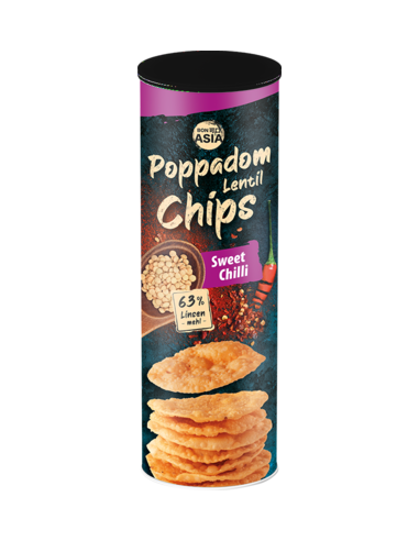 Bon Asia Poppadom Chips Sweet Chilli 70 gm x 12