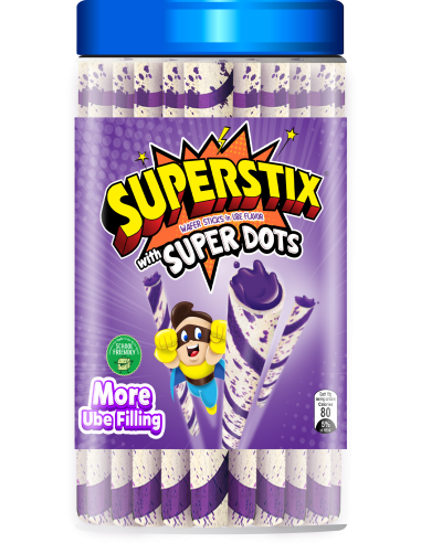 Superstix Ube Wafers 335.5 gm x 12