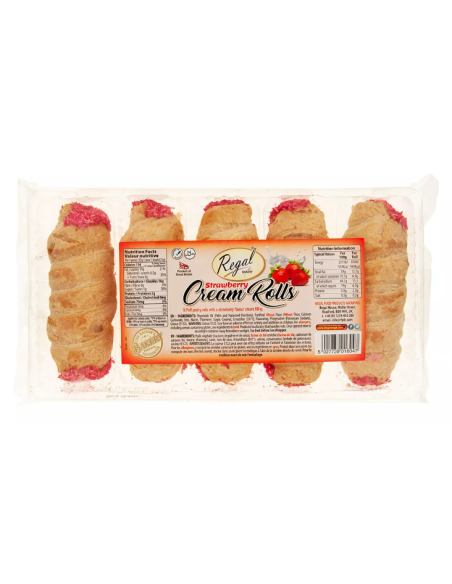 Regal Cream Rolls  Strawberry 5 Pcs x 10