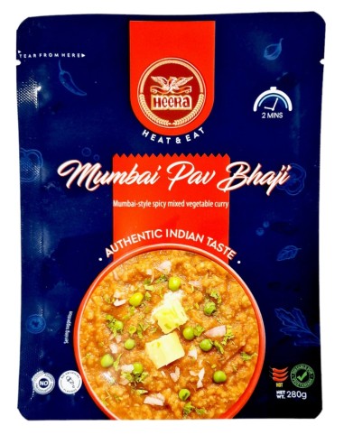 Heera Mumbai Pav Bhaji Pouch 280 gm x 10