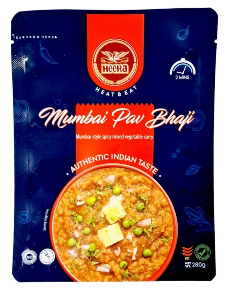Heera Mumbai Pav Bhaji Pouch 280 gm x 10